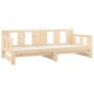 vidaXL Sofá cama extraíble madera maciza de pino 2x(80x200) cm vidaXL Sofá cama extraíble madera maciza de pino 2x(80x200) cm