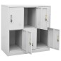 vidaXL Armario taquilla de acero gris claro 90x45x92,5 cm vidaXL Armario taquilla de acero gris claro 90x45x92,5 cm