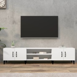 vidaXL Mueble para TV madera contrachapada blanco 180x31,5x40 cm