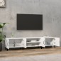 vidaXL Mueble para TV madera contrachapada blanco 180x31,5x40 cm vidaXL Mueble para TV madera contrachapada blanco 180x31,5x40 cm