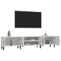 vidaXL Mueble para TV madera contrachapada blanco 180x31,5x40 cm vidaXL Mueble para TV madera contrachapada blanco 180x31,5x40 cm