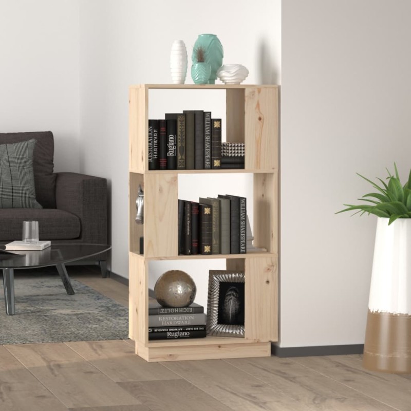 vidaXL Estantería/divisor de espacios madera maciza pino 51x25x101 cm vidaXL Estantería/divisor de espacios madera maciza pino 51x25x101 cm