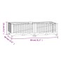 vidaXL Arriate polipropileno 80x40x23 cm vidaXL Arriate polipropileno 80x40x23 cm