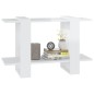 vidaXL Estantería/divisor de espacios blanco brillante 80x30x51 cm vidaXL Estantería/divisor de espacios blanco brillante 80x30x51 cm