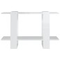 vidaXL Estantería/divisor de espacios blanco brillante 80x30x51 cm vidaXL Estantería/divisor de espacios blanco brillante 80x30x51 cm