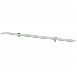 vidaXL Estante flotante de cristal 100x10 cm 8 mm