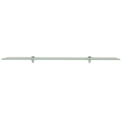 vidaXL Estante flotante de cristal 100x10 cm 8 mm