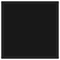 vidaXL Mesa de centro negra con vidrio negro 40x40x50 cm vidaXL Mesa de centro negra con vidrio negro 40x40x50 cm