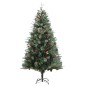 vidaXL Árbol de Navidad y piñas verde PVC y PE 195 cm vidaXL Árbol de Navidad y piñas verde PVC y PE 195 cm