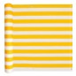 vidaXL Toldo para balcón HDPE 75x600 cm amarillo y blanco vidaXL Toldo para balcón HDPE 75x600 cm amarillo y blanco