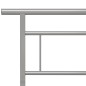 vidaXL Estructura de cama de metal gris 140x200 cm vidaXL Estructura de cama de metal gris 140x200 cm
