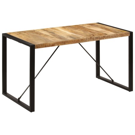 vidaXL Mesa de comedor 140x70x75 cm madera maciza de mango