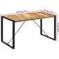 vidaXL Mesa de comedor 140x70x75 cm madera maciza de mango vidaXL Mesa de comedor 140x70x75 cm madera maciza de mango