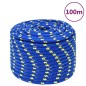 vidaXL Cuerda de barco polipropileno azul 12 mm 100 m vidaXL Cuerda de barco polipropileno azul 12 mm 100 m