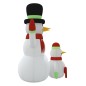 vidaXL Familia de muñecos de nieve inflables con LED 360 cm vidaXL Familia de muñecos de nieve inflables con LED 360 cm