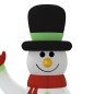 vidaXL Familia de muñecos de nieve inflables con LED 360 cm vidaXL Familia de muñecos de nieve inflables con LED 360 cm