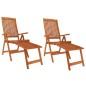 vidaXL Juego de comedor para jardín 7 pzas madera maciza de eucalipto vidaXL Juego de comedor para jardín 7 pzas madera maciza de eucalipto