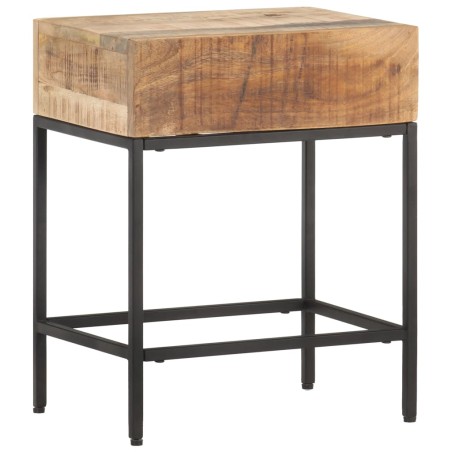 vidaXL Mesa auxiliar de madera de mango maciza 40x30x50 cm