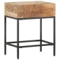 vidaXL Mesa auxiliar de madera de mango maciza 40x30x50 cm vidaXL Mesa auxiliar de madera de mango maciza 40x30x50 cm