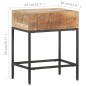 vidaXL Mesa auxiliar de madera de mango maciza 40x30x50 cm vidaXL Mesa auxiliar de madera de mango maciza 40x30x50 cm