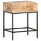 vidaXL Mesa auxiliar de madera de mango maciza 40x30x50 cm vidaXL Mesa auxiliar de madera de mango maciza 40x30x50 cm