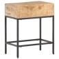 vidaXL Mesa auxiliar de madera de mango maciza 40x30x50 cm vidaXL Mesa auxiliar de madera de mango maciza 40x30x50 cm