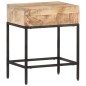 vidaXL Mesa auxiliar de madera de mango maciza 40x30x50 cm vidaXL Mesa auxiliar de madera de mango maciza 40x30x50 cm