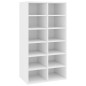 vidaXL Mueble zapatero de madera contrachapada blanco 54x34x100,5 cm vidaXL Mueble zapatero de madera contrachapada blanco 54x34x100,5 cm