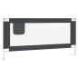 vidaXL Barandilla de seguridad cama de niño gris oscuro tela 180x25 cm vidaXL Barandilla de seguridad cama de niño gris oscuro tela 180x25 cm