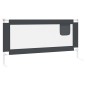 vidaXL Barandilla de seguridad cama de niño gris oscuro tela 180x25 cm vidaXL Barandilla de seguridad cama de niño gris oscuro tela 180x25 cm