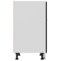vidaXL Armario inferior cajón cocina madera ingeniería negro 60x46x81,5cm vidaXL Armario inferior cajón cocina madera ingeniería negro 60x46x81,5cm