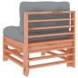 vidaXL Sofá central con cojines madera maciza de abeto de Douglas vidaXL Sofá central con cojines madera maciza de abeto de Douglas