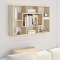 vidaXL Estantería de pared contrachapada roble Sonoma 85x16x52,5 cm vidaXL Estantería de pared contrachapada roble Sonoma 85x16x52,5 cm