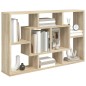 vidaXL Estantería de pared contrachapada roble Sonoma 85x16x52,5 cm vidaXL Estantería de pared contrachapada roble Sonoma 85x16x52,5 cm