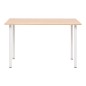 vidaXL Mesa de comedor 120x60x73 cm color roble y blanco