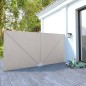 vidaXL Toldo lateral plegable terraza color crema 400x200 cm vidaXL Toldo lateral plegable terraza color crema 400x200 cm