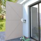 vidaXL Toldo lateral plegable terraza color crema 400x200 cm vidaXL Toldo lateral plegable terraza color crema 400x200 cm