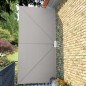 vidaXL Toldo lateral plegable terraza color crema 400x200 cm vidaXL Toldo lateral plegable terraza color crema 400x200 cm