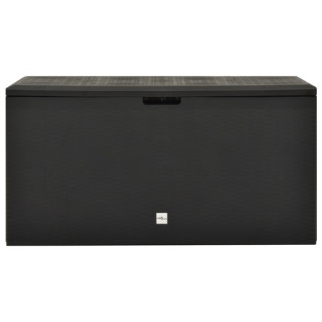 vidaXL Caja de almacenamiento de jardín gris antracita 114x47x60 cm