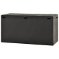 vidaXL Caja de almacenamiento de jardín gris antracita 114x47x60 cm vidaXL Caja de almacenamiento de jardín gris antracita 114x47x60 cm