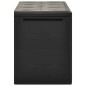 vidaXL Caja de almacenamiento de jardín gris antracita 114x47x60 cm vidaXL Caja de almacenamiento de jardín gris antracita 114x47x60 cm