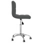 vidaXL Sillas de comedor giratorias 6 unidades tela gris oscuro vidaXL Sillas de comedor giratorias 6 unidades tela gris oscuro