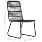 vidaXL Set de mesa y sillas de jardín 3 piezas ratán sintético negro vidaXL Set de mesa y sillas de jardín 3 piezas ratán sintético negro