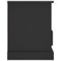 vidaXL Mueble para TV madera contrachapada negro 93x35,5x45 cm