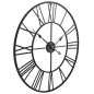 vidaXL Reloj de pared vintage movimiento cuarzo metal 80 cm XXL vidaXL Reloj de pared vintage movimiento cuarzo metal 80 cm XXL