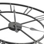 vidaXL Reloj de pared vintage movimiento cuarzo metal 80 cm XXL vidaXL Reloj de pared vintage movimiento cuarzo metal 80 cm XXL