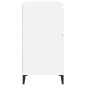 vidaXL Aparador de madera contrachapada blanco brillante 60x35x70 cm vidaXL Aparador de madera contrachapada blanco brillante 60x35x70 cm