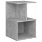 vidaXL Mesita de noche madera de ingeniería gris hormigón 35x35x55 cm vidaXL Mesita de noche madera de ingeniería gris hormigón 35x35x55 cm