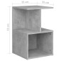 vidaXL Mesita de noche madera de ingeniería gris hormigón 35x35x55 cm vidaXL Mesita de noche madera de ingeniería gris hormigón 35x35x55 cm