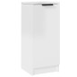 vidaXL Aparador de madera contrachapada blanco brillante 30x30x70 cm vidaXL Aparador de madera contrachapada blanco brillante 30x30x70 cm